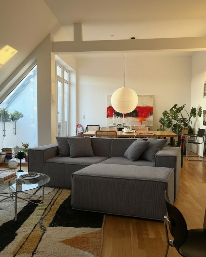 Cube - Sofá Modular 2 Plazas + Puff