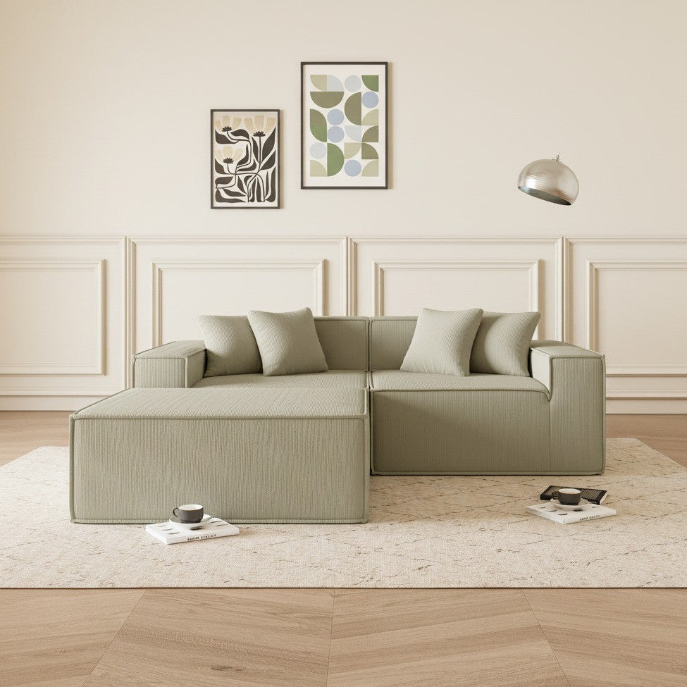 Cube - Sofá Modular 2 Plazas + Puff