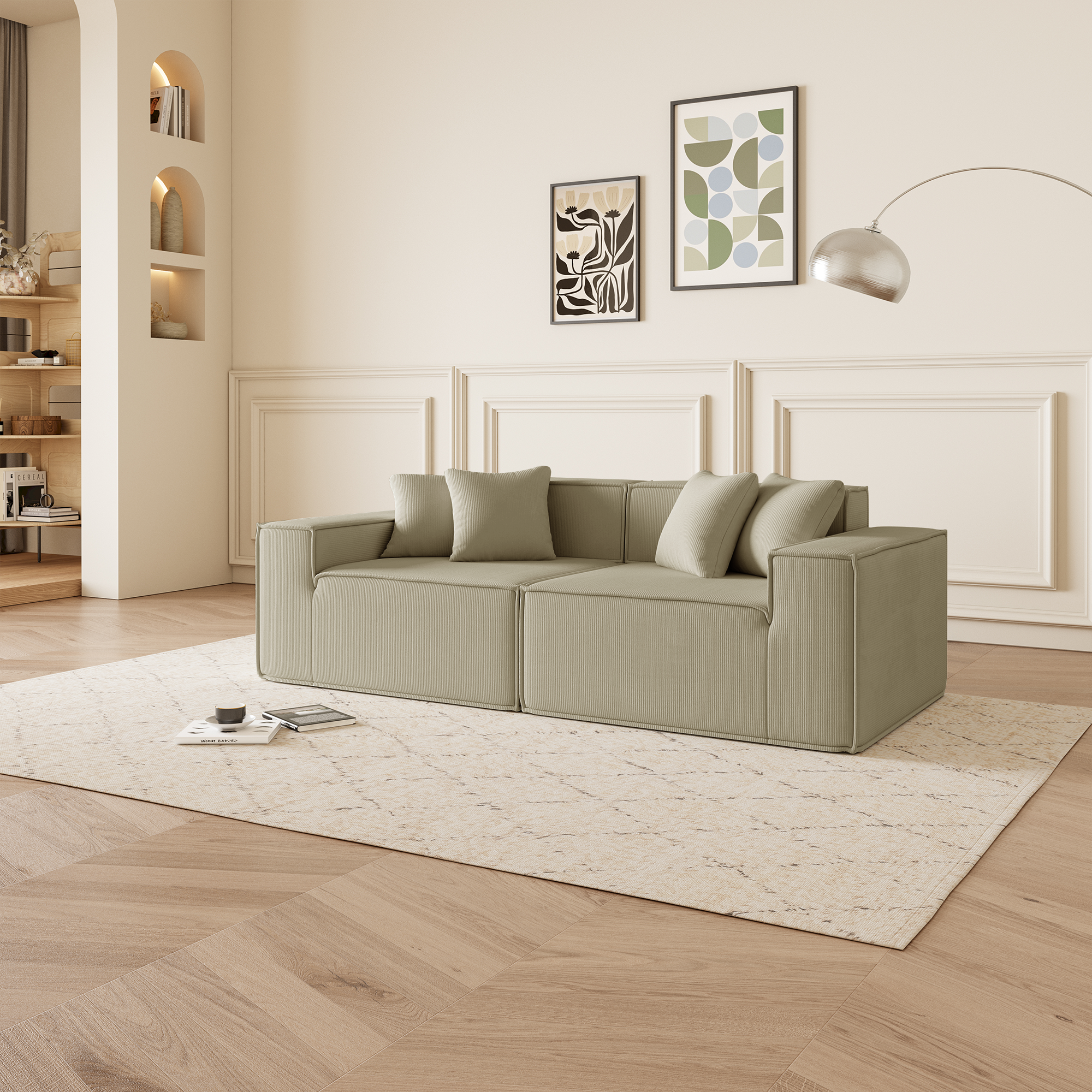 Cube Sofá Modular 2 Plazas