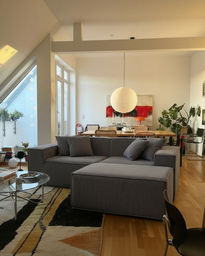 Cube - Sofá Modular 2 Plazas + Puff