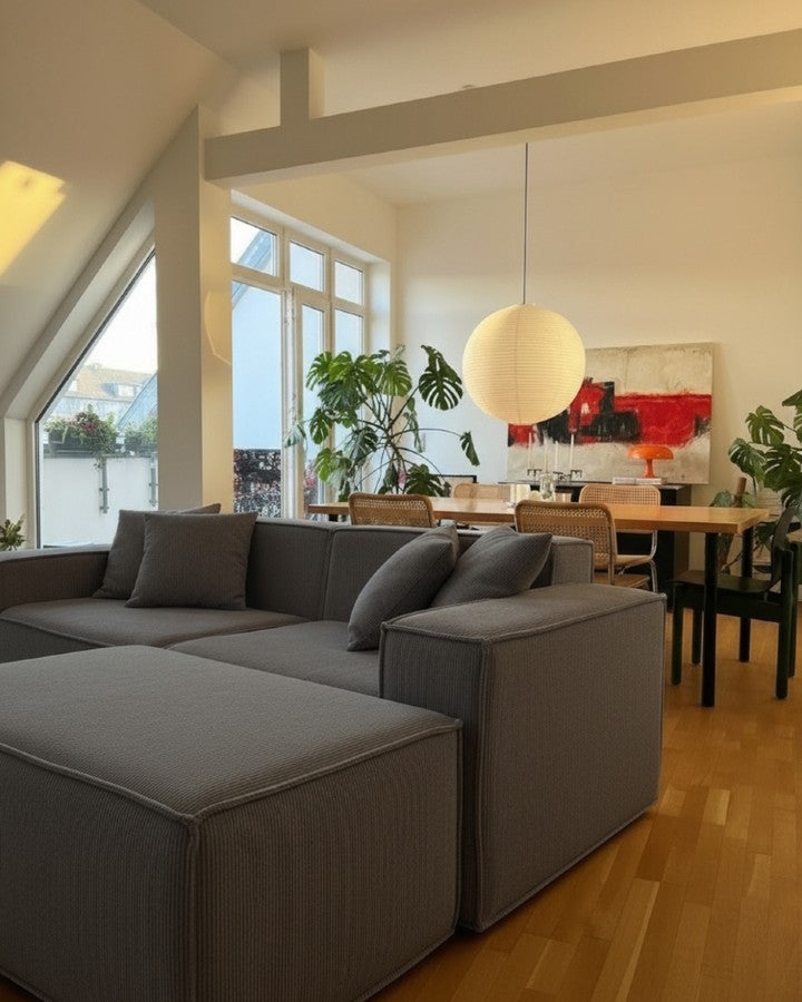 Cube - Sofá Modular 2 Plazas + Puff