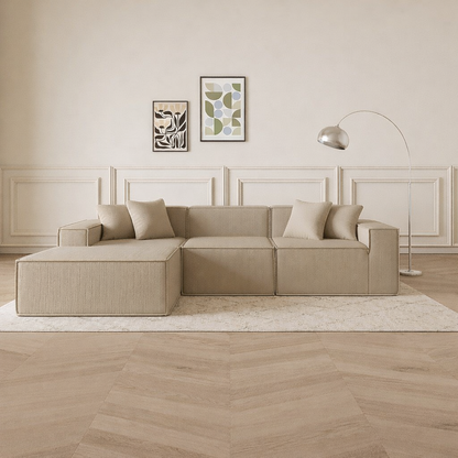 Cube Sofá Modular 3 Plazas + Puff