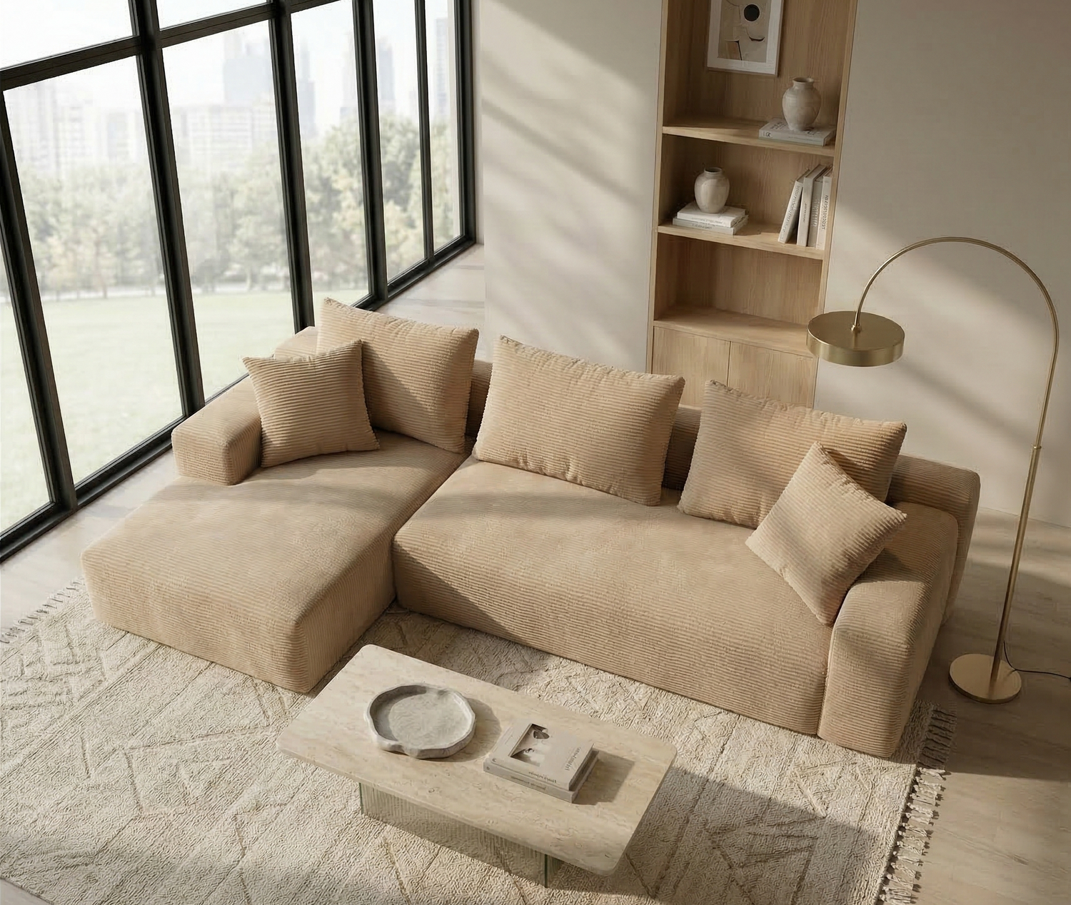 Chic Sofá Chaiselongue Derecha