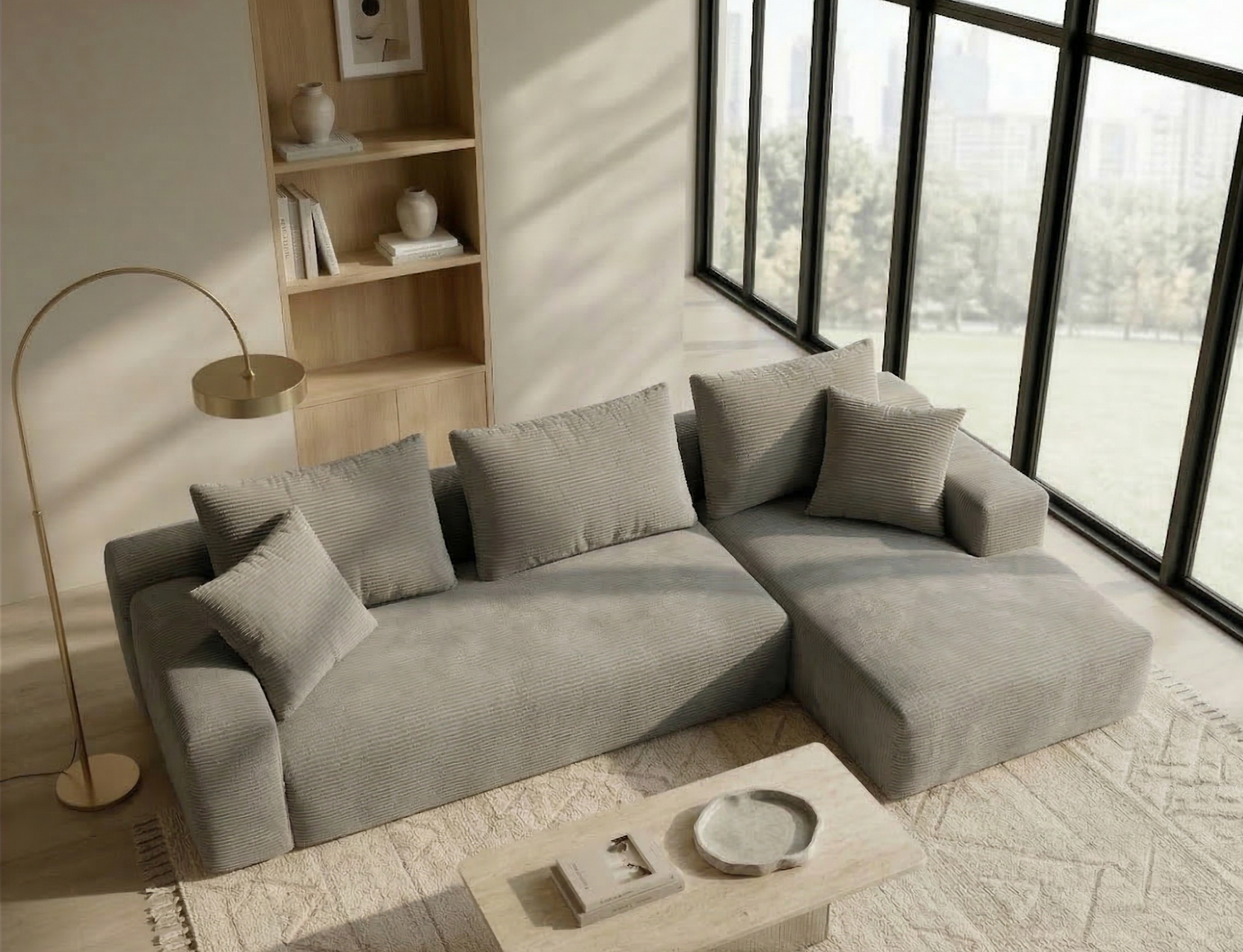 Chic Sofá Chaiselongue Izquierda
