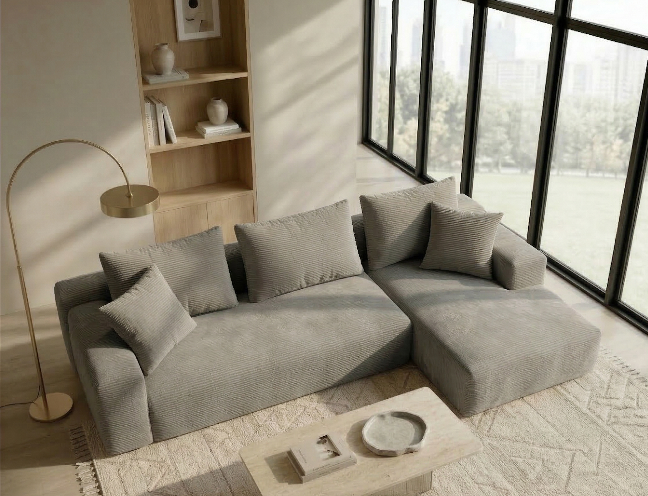 Chic Sofá Chaiselongue Izquierda