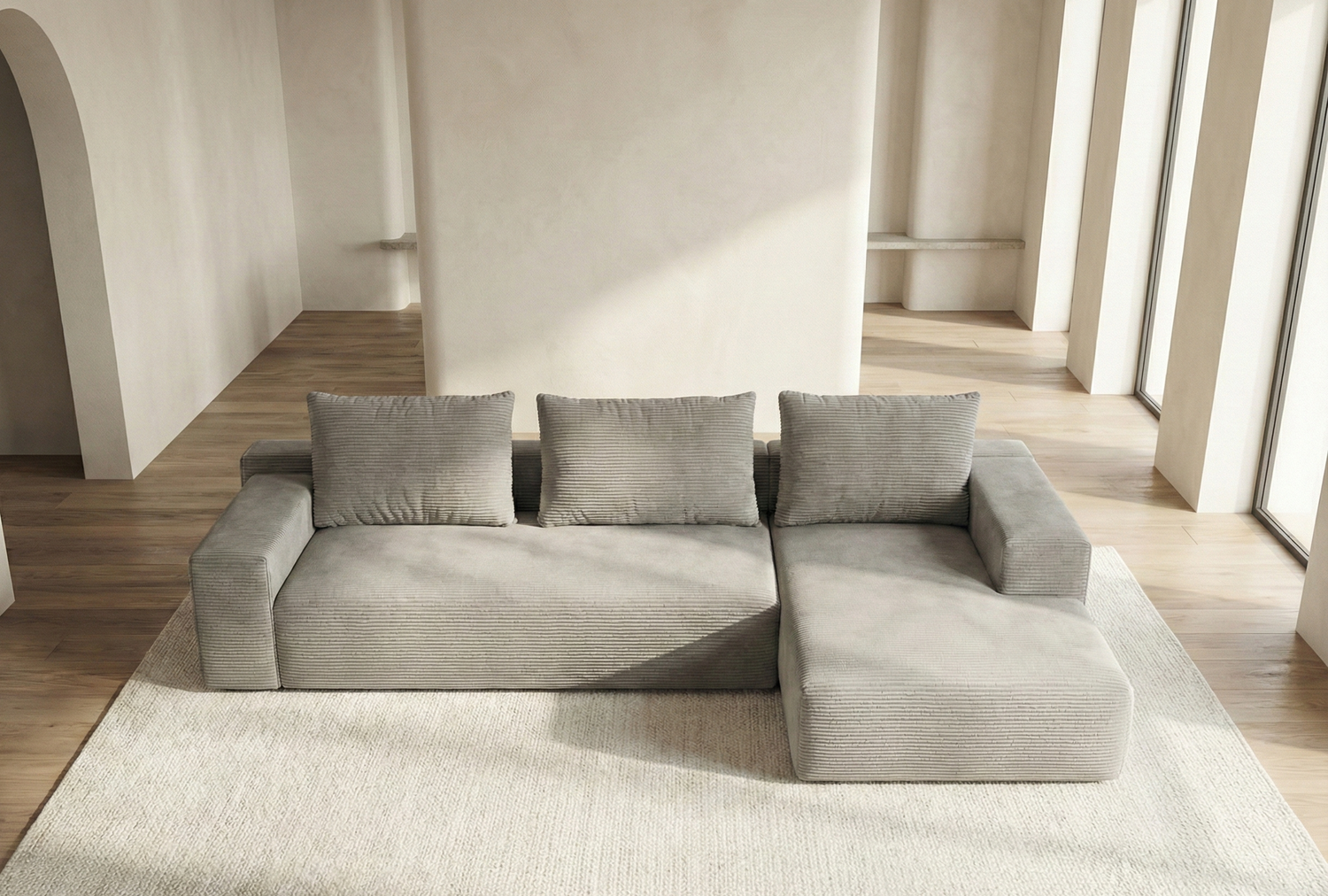 Chic Sofá Chaiselongue Izquierda