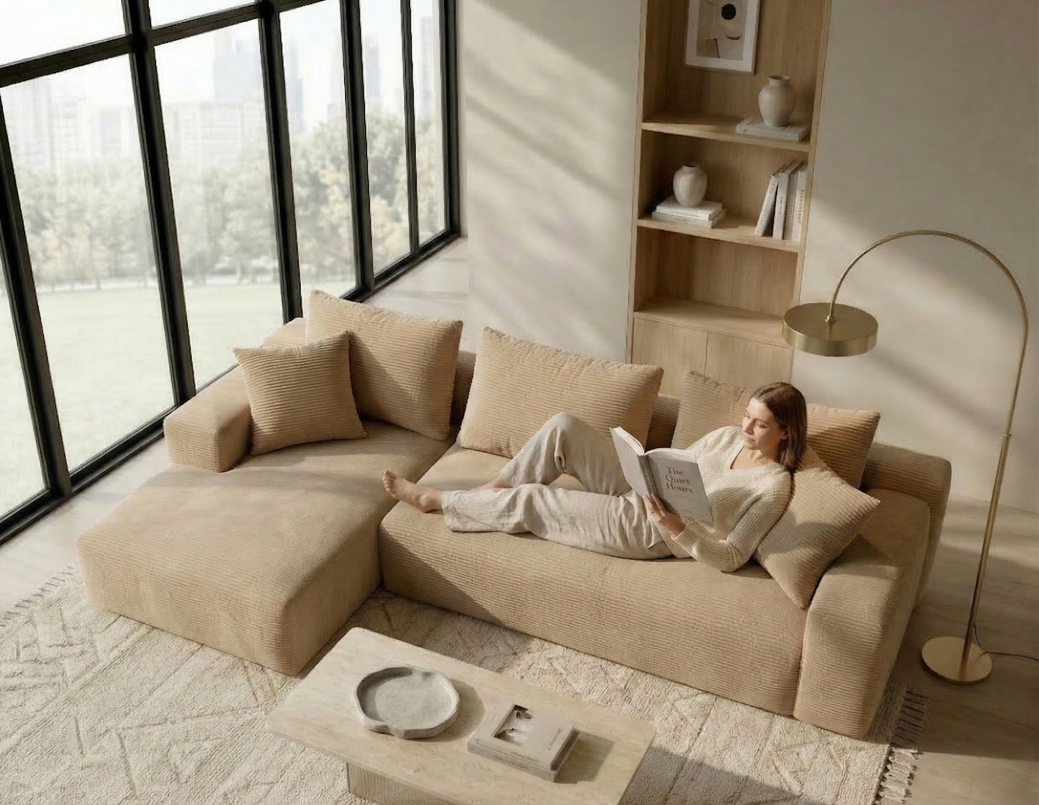 Chic Sofá Chaiselongue Derecha