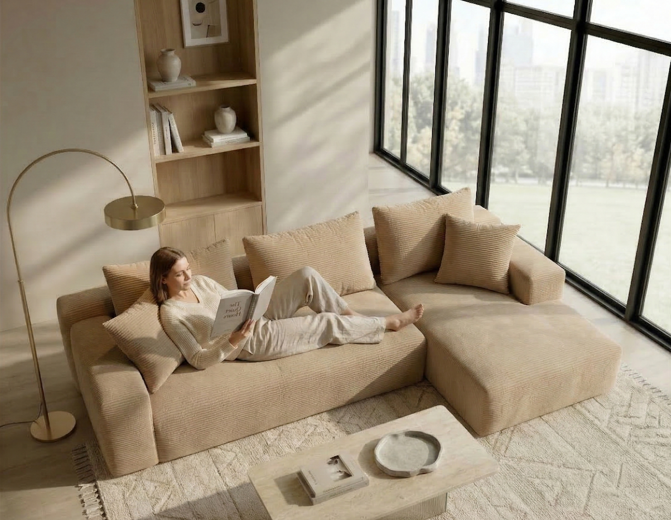Chic Sofá Chaiselongue Izquierda