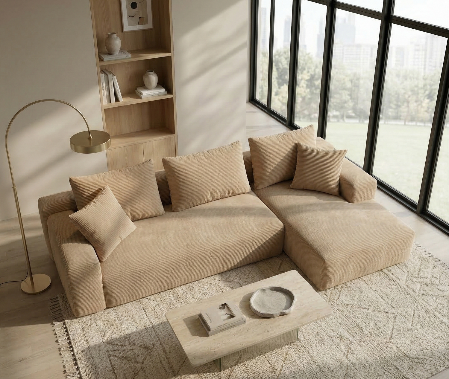Chic Sofá Chaiselongue Izquierda