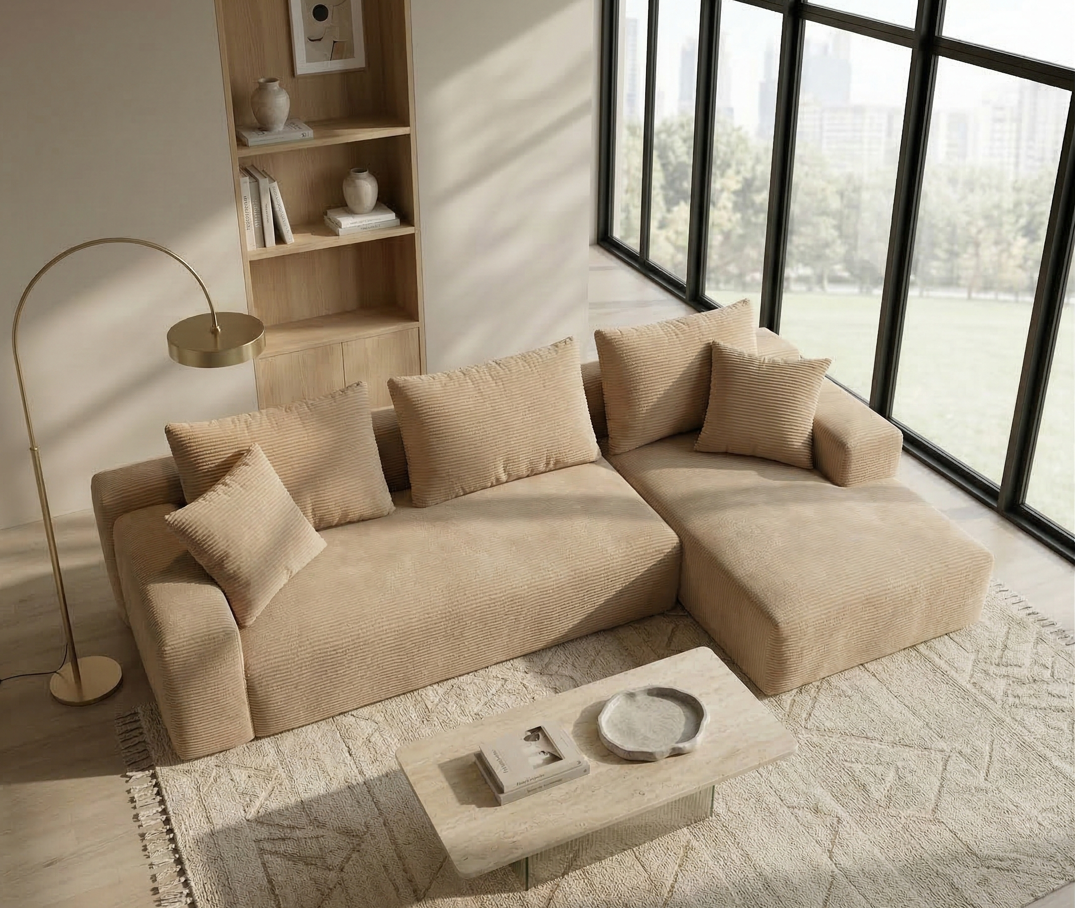 Chic Sofá Chaiselongue Izquierda
